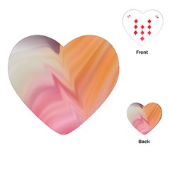 Gradient Orange, Purple, Pink Playing Cards Single Design (heart) by ConteMonfrey