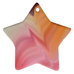 Gradient orange, purple, pink Star Ornament (Two Sides) Front