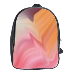 Gradient Orange, Purple, Pink School Bag (large) by ConteMonfrey