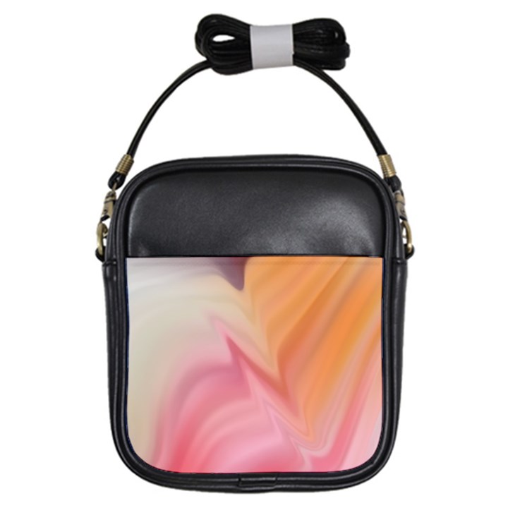 Gradient orange, purple, pink Girls Sling Bag