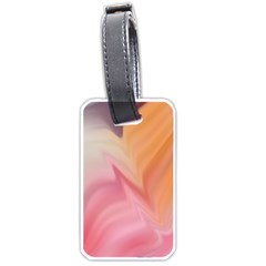 Gradient Orange, Purple, Pink Luggage Tag (one Side) by ConteMonfrey