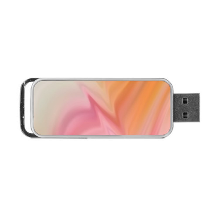 Gradient orange, purple, pink Portable USB Flash (One Side)