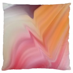 Gradient Orange, Purple, Pink Standard Flano Cushion Case (one Side) by ConteMonfrey