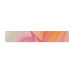 Gradient orange, purple, pink Flano Scarf (Mini) Front