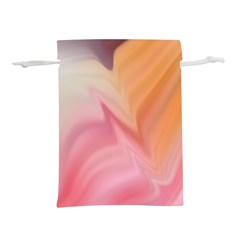 Gradient Orange, Purple, Pink Lightweight Drawstring Pouch (l) by ConteMonfrey