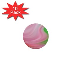 Gradient Pink Green Orange 1  Mini Buttons (10 Pack)  by ConteMonfrey