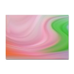 Gradient Pink Green Orange Sticker A4 (10 Pack) by ConteMonfrey