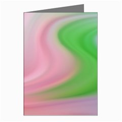 Gradient Pink Green Orange Greeting Cards (pkg Of 8) by ConteMonfrey