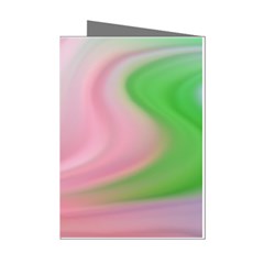 Gradient Pink Green Orange Mini Greeting Cards (pkg Of 8) by ConteMonfrey