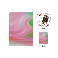 Gradient Pink Green Orange Playing Cards Single Design (mini) by ConteMonfrey