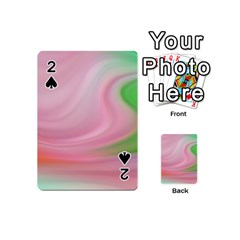 Gradient Pink Green Orange Playing Cards 54 Designs (mini) by ConteMonfrey