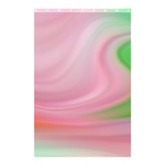 Gradient Pink Green Orange Shower Curtain 48  X 72  (small)  by ConteMonfrey