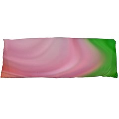 Gradient Pink Green Orange Body Pillow Case (dakimakura) by ConteMonfrey