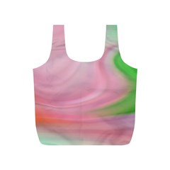 Gradient Pink Green Orange Full Print Recycle Bag (s) by ConteMonfrey