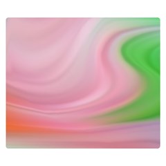 Gradient Pink Green Orange Double Sided Flano Blanket (small)  by ConteMonfrey