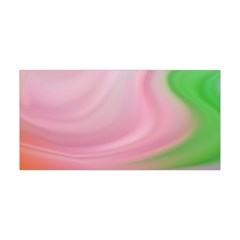 Gradient Pink Green Orange Yoga Headband by ConteMonfrey