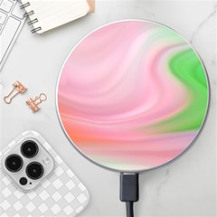 Gradient Pink Green Orange Wireless Charger by ConteMonfrey