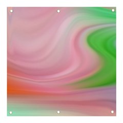 Gradient Pink Green Orange Banner And Sign 3  X 3  by ConteMonfrey