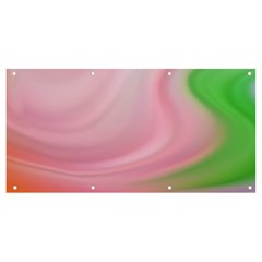 Gradient Pink Green Orange Banner And Sign 8  X 4  by ConteMonfrey