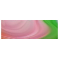 Gradient Pink Green Orange Banner And Sign 12  X 4  by ConteMonfrey