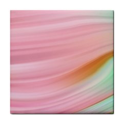 Gradient Ice Cream Pink Green Tile Coaster by ConteMonfrey