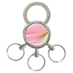 Gradient Ice Cream Pink Green 3-ring Key Chain by ConteMonfrey