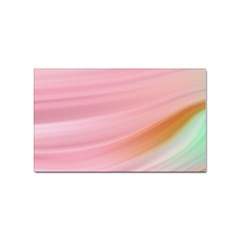 Gradient Ice Cream Pink Green Sticker Rectangular (100 Pack) by ConteMonfrey