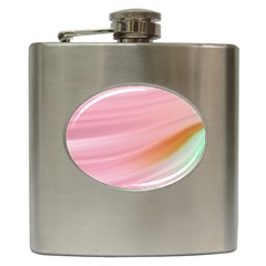 Gradient Ice Cream Pink Green Hip Flask (6 Oz) by ConteMonfrey