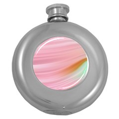 Gradient Ice Cream Pink Green Round Hip Flask (5 Oz) by ConteMonfrey