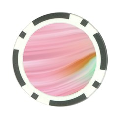 Gradient Ice Cream Pink Green Poker Chip Card Guard by ConteMonfrey