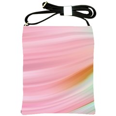 Gradient Ice Cream Pink Green Shoulder Sling Bag by ConteMonfrey