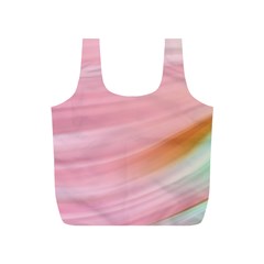 Gradient Ice Cream Pink Green Full Print Recycle Bag (s) by ConteMonfrey