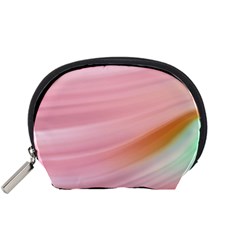 Gradient Ice Cream Pink Green Accessory Pouch (small) by ConteMonfrey