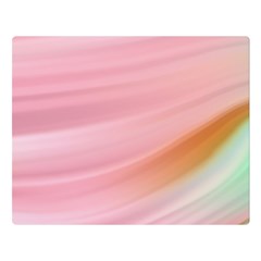 Gradient Ice Cream Pink Green Double Sided Flano Blanket (large)  by ConteMonfrey