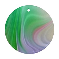 Gradient Green Blue Ornament (round) by ConteMonfrey