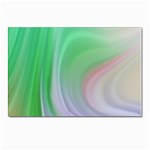 Gradient green blue Postcard 4 x 6  (Pkg of 10) Front