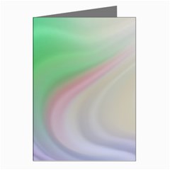 Gradient Green Blue Greeting Cards (pkg Of 8) by ConteMonfrey