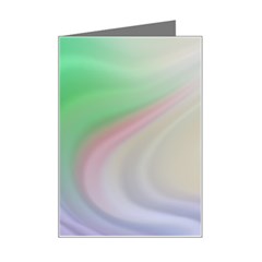 Gradient Green Blue Mini Greeting Card by ConteMonfrey