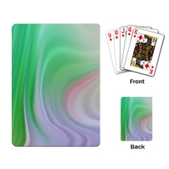 Gradient Green Blue Playing Cards Single Design (rectangle) by ConteMonfrey