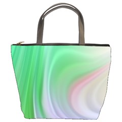 Gradient Green Blue Bucket Bag by ConteMonfrey