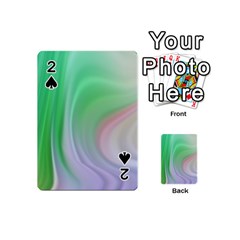 Gradient Green Blue Playing Cards 54 Designs (mini) by ConteMonfrey