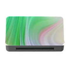 Gradient Green Blue Memory Card Reader With Cf by ConteMonfrey