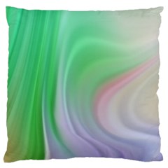 Gradient Green Blue Standard Flano Cushion Case (two Sides) by ConteMonfrey