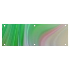 Gradient Green Blue Banner And Sign 6  X 2  by ConteMonfrey