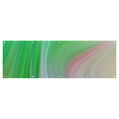 Gradient Green Blue Banner And Sign 12  X 4  by ConteMonfrey