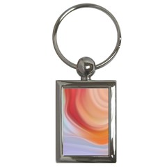 Gradient  Orange Green Red Key Chain (rectangle) by ConteMonfrey