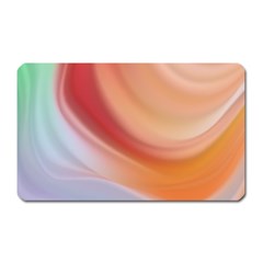 Gradient  Orange Green Red Magnet (rectangular) by ConteMonfrey