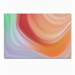 Gradient  orange green red Postcard 4 x 6  (Pkg of 10) Front