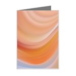 Gradient  orange green red Mini Greeting Card Left