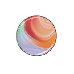 Gradient  Orange Green Red Hat Clip Ball Marker by ConteMonfrey